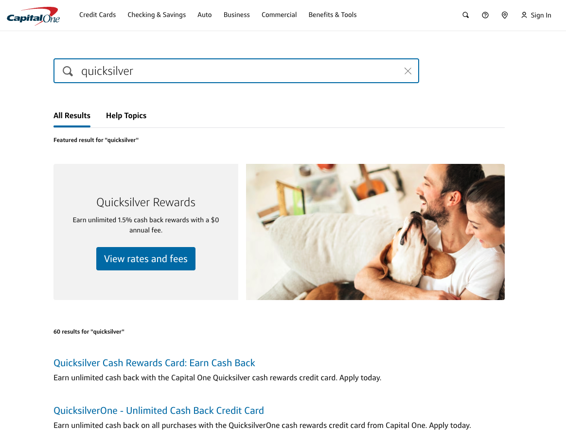 Product CTA banner component injected through the rules engine.